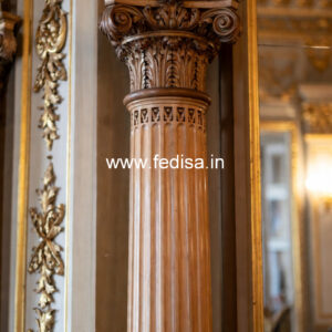 Luxury Wooden Pillar Design for Home