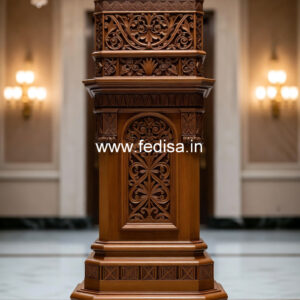 Wooden Pillar Design for Balcony