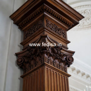 Wooden Pillar Design for Traditional House