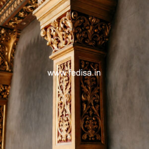 Wooden Pillar Design for Elegant Homes