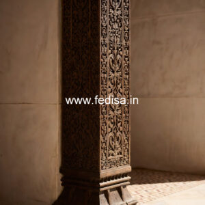 Wooden Pillar Design for Modern Villas