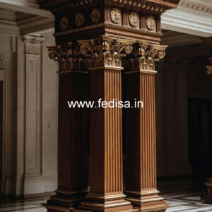 Wooden Pillar Design for Interior Concepts