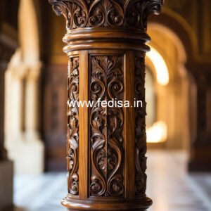 Wooden Pillar Design for Home Makeover