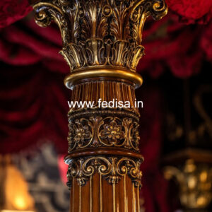 Wooden Pillar Design for Elegant Interiors