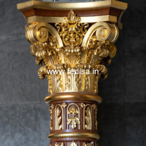 Wooden Pillar Design for Sophisticated Homes