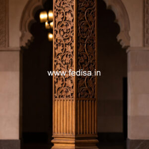 Gorgeous Wooden Pillar Designs for Living Spaces