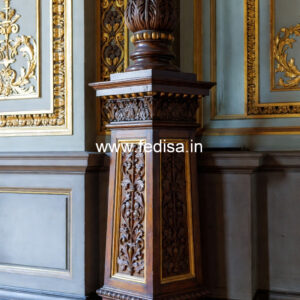 Luxury Wooden Pillar Designs for Interior Decor