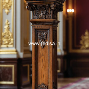 Wooden Pillar Designs for Elegant Spaces