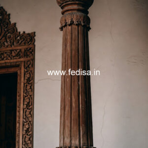 Wooden Pillar Designs for Modern Villas