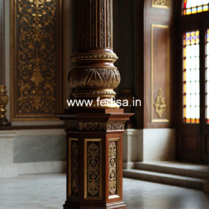 Wooden Pillar Designs That Feel Like Palace Decor
