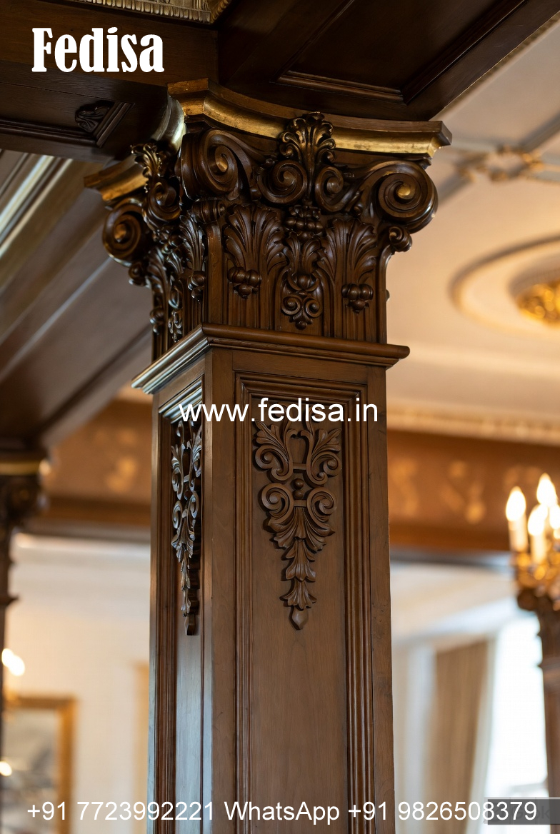 Wooden Pillar Designs That Feel Like Art Pieces