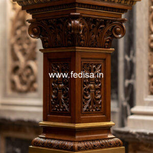 Wooden Pillar Designs That Look Rich & Elegant