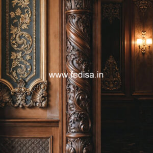 Wooden Pillar Designs That Feel Stylish Interiors