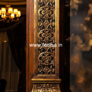 Traditional Wooden Pillar Design India
