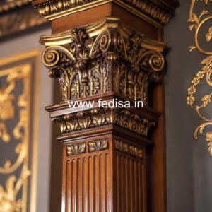 Wooden Pillar Design for Traditional House