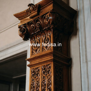 Wooden Pillar Design for Home Styling