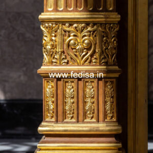 Wooden Pillar Design with Premium Craftsmanship