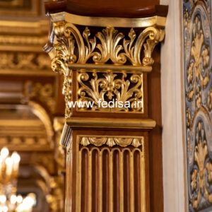 Wooden Pillar Design with Traditional Elegance