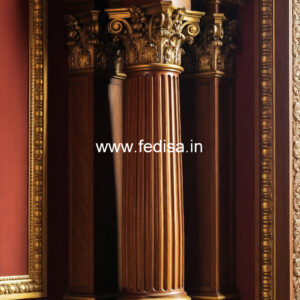 Wooden Pillar Designs with Premium Finish