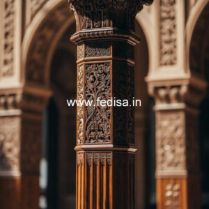 Luxury Wooden Pillar Designs for Interior Decor