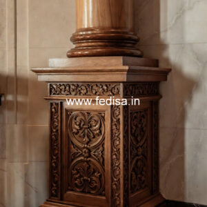 Wooden Pillar Designs That Feel Like Art Pieces
