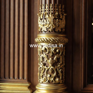 Traditional Wooden Pillar Design India