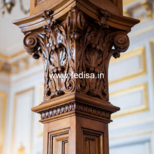 Luxury Wooden Pillar Design for Home