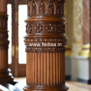 Wooden Pillar Design for Interior Columns