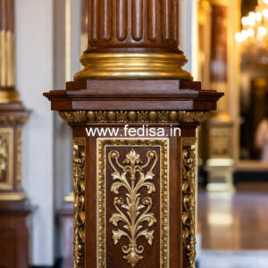 Wooden Pillar Design for Home Decoration