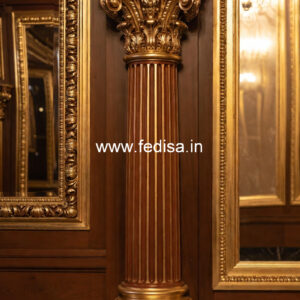 Wooden Pillar Design for Modern Interiors