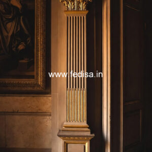 Wooden Pillar Design for Interior Styling