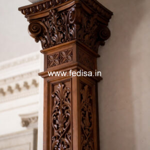 Wooden Pillar Design for Stylish Homes