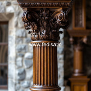 Wooden Pillar Design for Interior Concepts