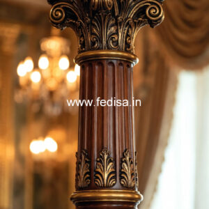 Wooden Pillar Design for Home Makeover