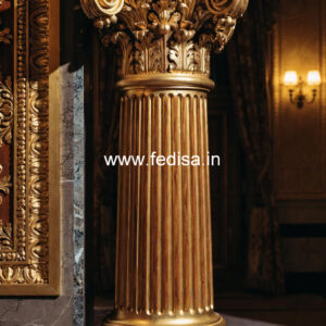 Wooden Pillar Design for Classic Architecture