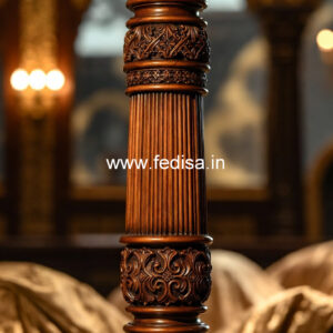 Wooden Pillar Designs That Impress Guests