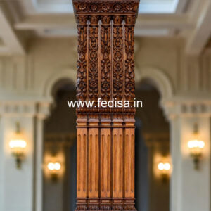 Wooden Pillar Designs for Elegant Spaces