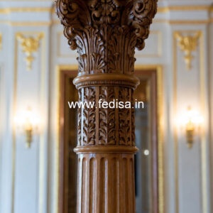 Wooden Pillar Designs for High-End Interiors