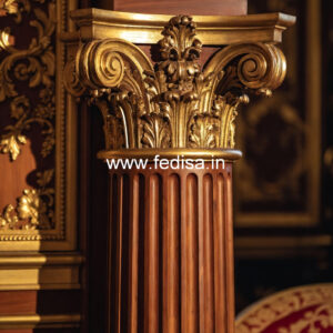 Wooden Pillar Designs for Luxury Feel
