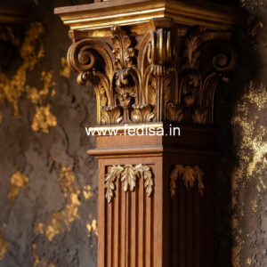Wooden Pillar Designs That Feel Royal & Classy