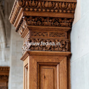 Wooden Pillar Designs That Feel Rich & Elegant