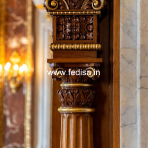 Wooden Pillar Designs That Feel Luxury Living