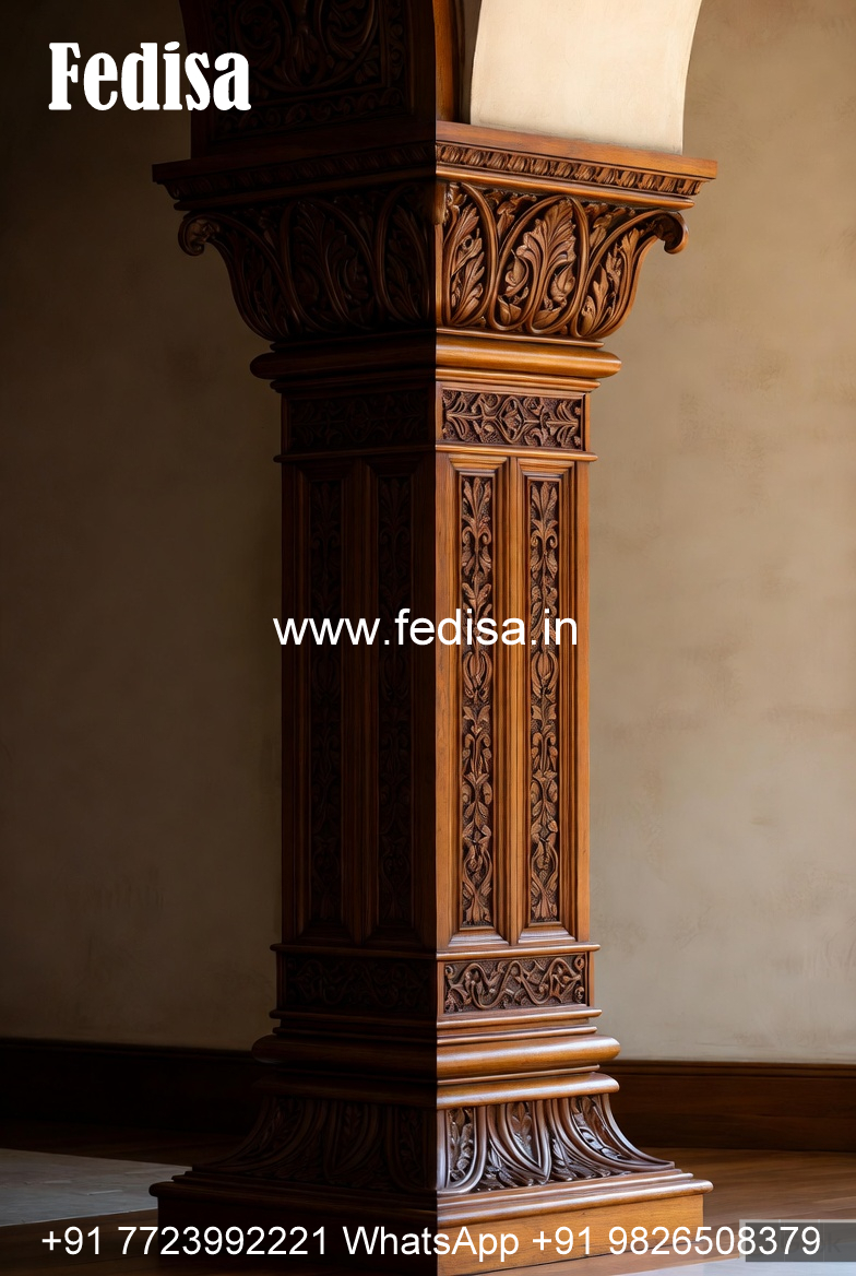 Wooden Pillar Designs That Look Stunning & Rich