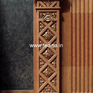 Stylish Wooden Pillar Design for Home Decor