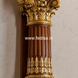 Indian Style Wooden Pillar Design