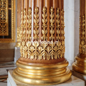 Wooden Pillar Design for Balcony