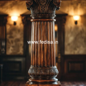 Wooden Pillar Design for Elegant Homes