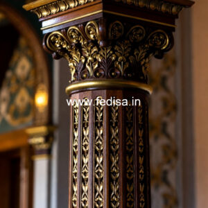 Wooden Pillar Design for Home Interiors