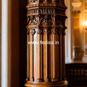 Wooden Pillar Design for Sophisticated Homes