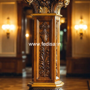 Wooden Pillar Designs with Premium Finish